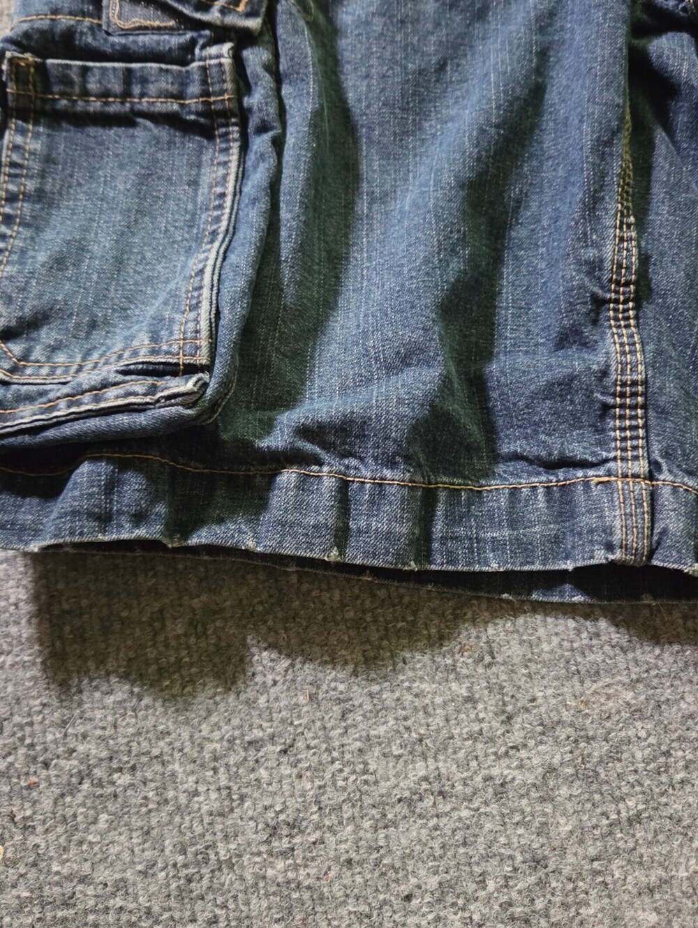 Route 66 Men's Denim Cargo Shorts Size 34 Blue Cotton - Picture 3 of 10